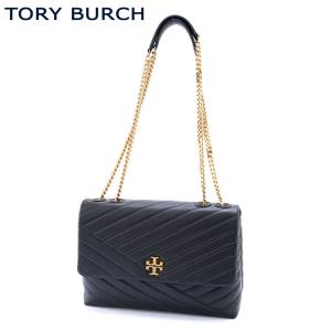 トリーバーチ ショルダーバッグ ブラック レザー キラ TORY BURCH KIRA CHEVRON CONVERTIBLE SHOULDER BAG 58465 0619 001｜concerto