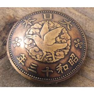 コンチョ ボタン 本物コイン使用 アメリカ 50セント イーグル ハーフ