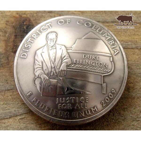 コンチョ　ボタン　本物コイン使用　アメリカ　25セント　50州　ワシントンD.C.　ピアノ　23mm...