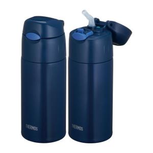 サーモス 水筒 Fhl 401 Nvy ネイビー 真空断熱ストローボトル Thermos ケータイマグ 定番の人気シリーズpoint ポイント 入荷 ストロー ギフト包装 マグボトル 400ml