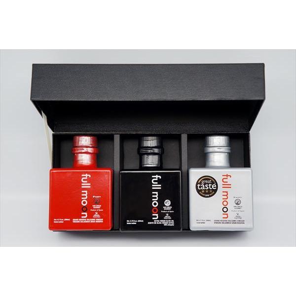 内祝い お返し おしゃれ  オリーブオイルと2種のバルサミコビネガー『フルムーン・12年熟成ホワイト...