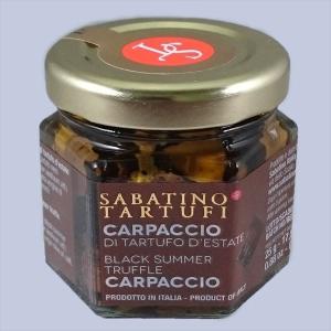 SABATINO TARTUFI 黒トリュフ カルパッチョ『黒トリュフスライスのオリーブオイル漬け』