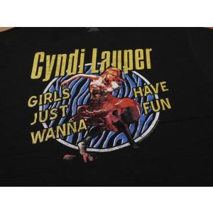 CYNDI LAUPER SHORT SLEEVE T-SHIRTS [GIRLS JUST WANNA] [ミュージック/音楽] / シンディ ローパー ショート スリーブ Tシャツ メンズ 半袖｜coneyisland-sapporo