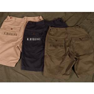 COLIMBO : 50s ARMY UTILITY SHORTS “FORT BRAGG” -CU...