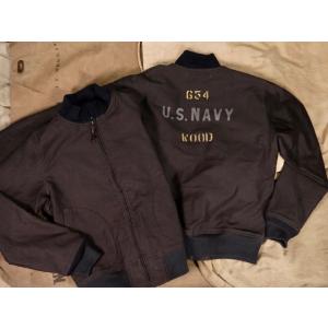 COLIMBO : CIVILIAN DECK JACKET “ 654 U.S.NAVY WOOD...