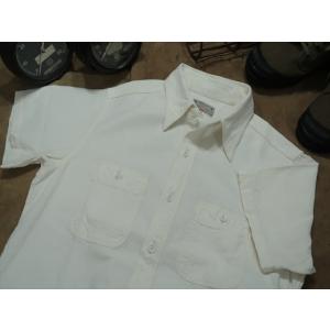 BUZZ RICKSON’S CHAMBRAY S/S WORK SHIRT [OFF WHITE][BR35857] / バズリクソンズ シャンブレーショートスリーブ ワークシャツ｜coneyisland-sapporo