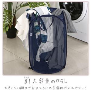 ランドリーバスケット 折りたたみ 折り畳み ハ...の詳細画像3