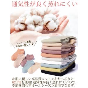 靴下 スニーカー ソックス レディース 無地 ...の詳細画像2