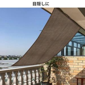 日よけシェード 高通気性 サンシェード ベラン...の詳細画像5