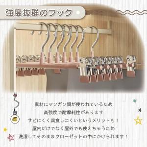 ハンガー クリップハンガー ハンガ 10本 2...の詳細画像4