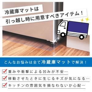 爆買冷蔵庫マット 65×70cm クリアマット...の詳細画像3