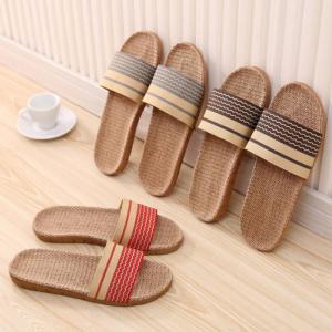 爆買スリッパ 麻素材 ルームシューズ サンダル...の詳細画像2