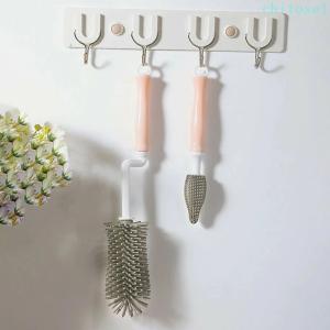 哺乳瓶乳首ブラシ ボトルブラシ 水筒洗浄ブラシ シリコンブラシセット 3点セットゾンチー360度回転 使いやすい プレゼント おしゃれ 人気 毎日使いやすい