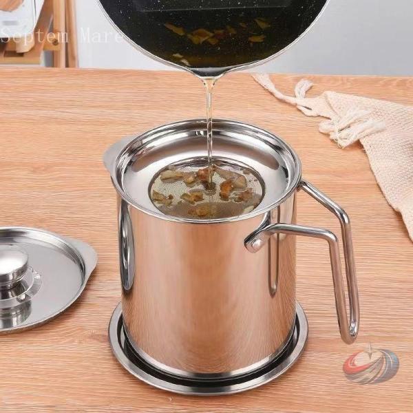 オイルポット 小さめ コンパクト おしゃれ ゾンチー 揚げ物 油ポット 一人暮らし向け 使いやすい ...