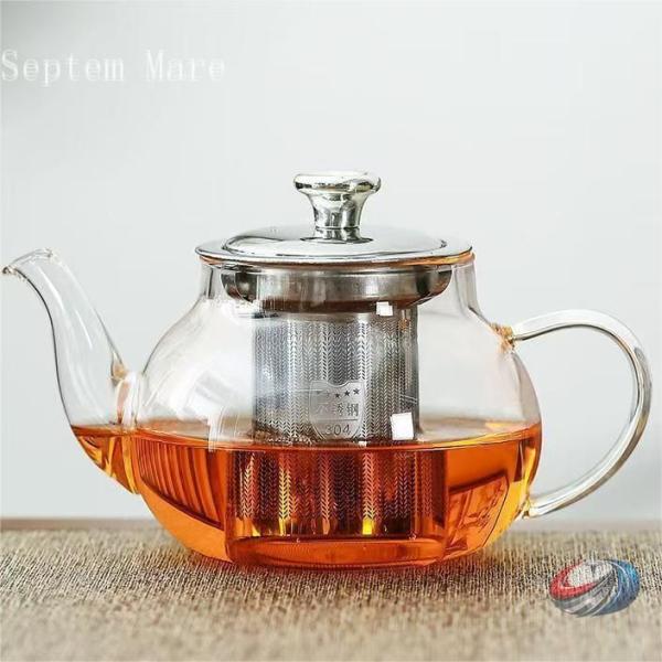 耐熱ガラス ティーポット おしゃれ 急須 ガラス 紅茶ポット ゾンチー 500ml 直火可 茶器 茶...