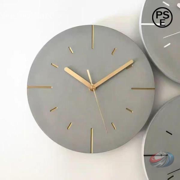 壁掛け時計掛け時計非電波時計壁掛け掛け時計時計壁掛けおしゃれ静音北欧丸い形コンクリートバッテリ駆動掛...