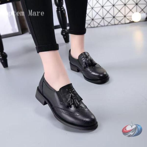 タッセルローファーレディース本革スリッポンビジネスシューズカジュアルドライビングシューズ革革靴婦人靴...