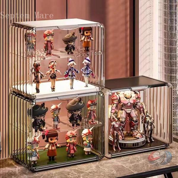 コレクションケース アクリル製 フィギュアケース 2段 3段 ステージ ゾンチー ディスプレイケース...