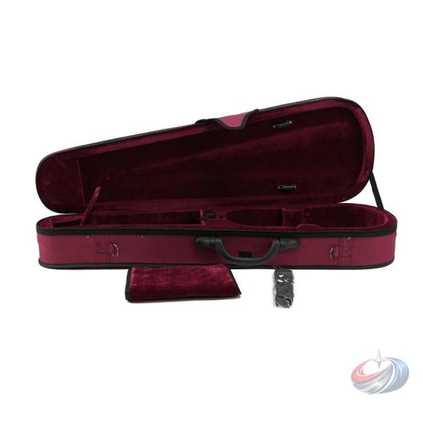 バイオリンケース ハード 軽量 三角形 ゾンチー 1/2 1/4 3/4 4/4サイズに対応しやすい...