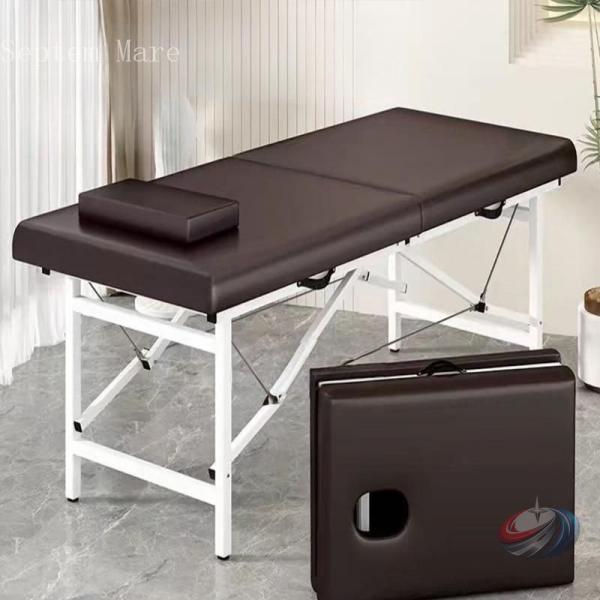 マッサージベッド マッサージ台エステベッド 折りたたみリクライニング コンパクトベッド ポータブルベ...