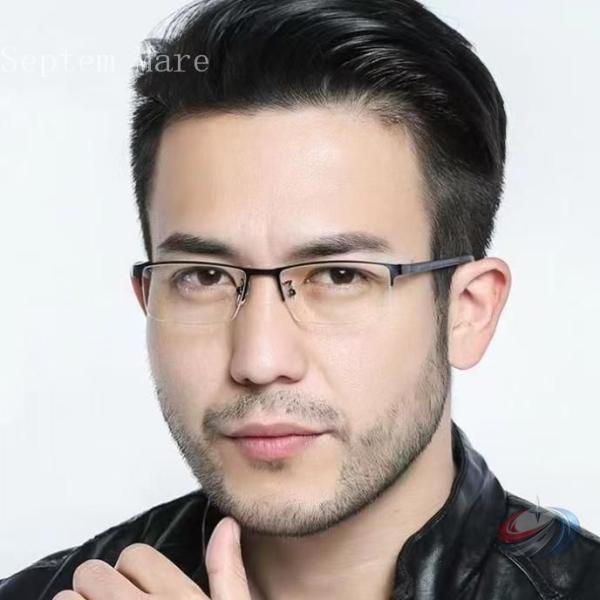 PCメガネ ブルーライトカット眼鏡 スクエア 伊達眼鏡 金属フレーム 度なし 男女兼用 ゾンチー シ...