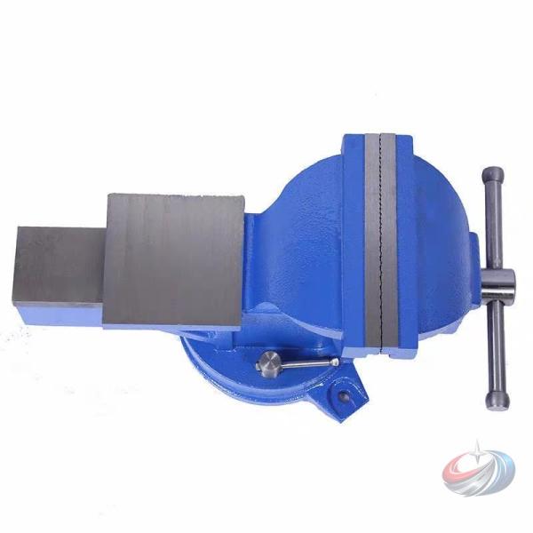 万力 200mm 8.5ｋｇベンチバイス 回転式 リードバイス 3点固定 パイプ付き 強力バイス 作...