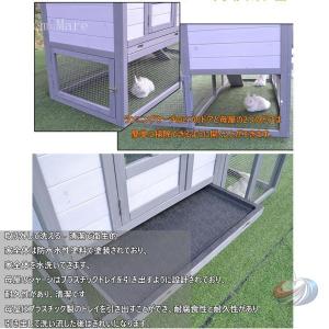 うさぎ小屋 ラビットケージ 木製 家禽ケージ ...の詳細画像5