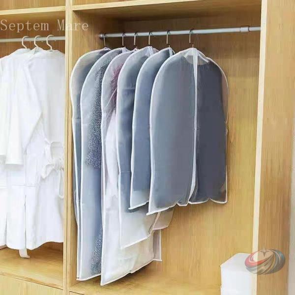 衣類カバー 3枚セット 透明 防虫 コートカバー 洋服カバー ビニール ゾンチー クローゼット 押入...