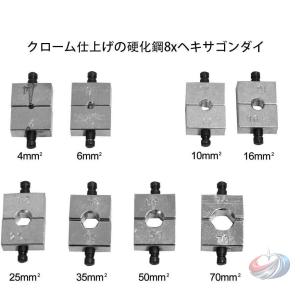 圧着ペンチ 油圧式 ハイドロプライヤー 4-7...の詳細画像4