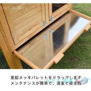 屋外木製 鶏小屋 大型 多機能ペットルーム ゾ...の詳細画像2