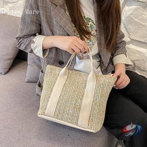 かごバッグ レディース大容量草編みバッグの詳細画像4