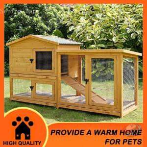 木製鶏小屋 大型 4-6羽用 二段 家禽ケージ...の詳細画像3