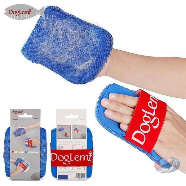 ペットブラシグローブ 2枚セット 犬猫 抜け毛掃除用 ゾンチー なでながら毛を取りやすく、掃除にも役...