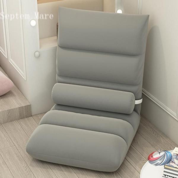 座椅子おしゃれコンパクトリクライニングソファ1人掛けフロアソファ折りたたみハイバック座いすチェア1人...