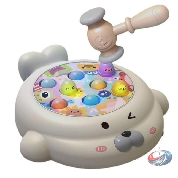 インタラクティブ もぐらたたきゲーム ハンマーおもちゃ ゾンチー 知育玩具 3歳-8歳向けで男の子 ...