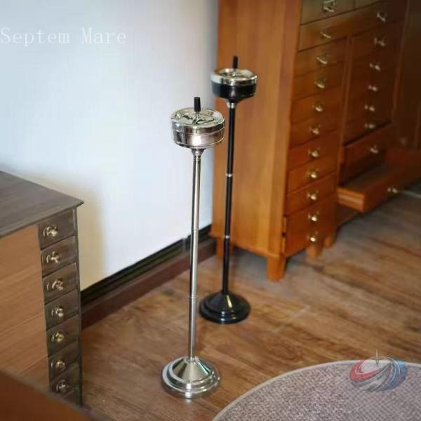 スタンド灰皿 部屋用灰皿 開閉蓋デザイン ふた付き ゾンチー 取り外し可能 屋外 家庭用 アッシュト...