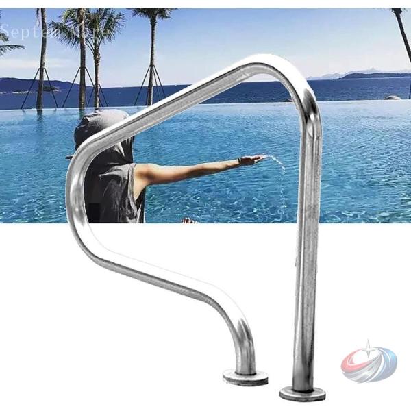 プール手すり 屋外手すり 304ステンレス鋼 クイックマウントベース 地下プール用 ゾンチー 80x...
