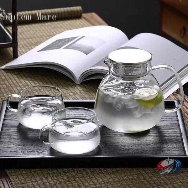 ティーポット 1L 耐熱ガラス ガラスポット 直火可 株式会社錦 ガラス急須 紅茶ポット 2~3人用...