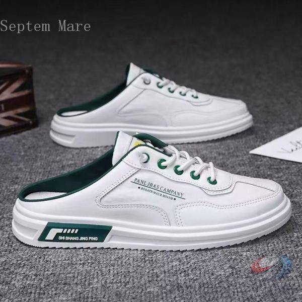 かかとなし スニーカー メンズ サンダル スリッポン キャンバス カジュアルシューズ 履きやすい シ...