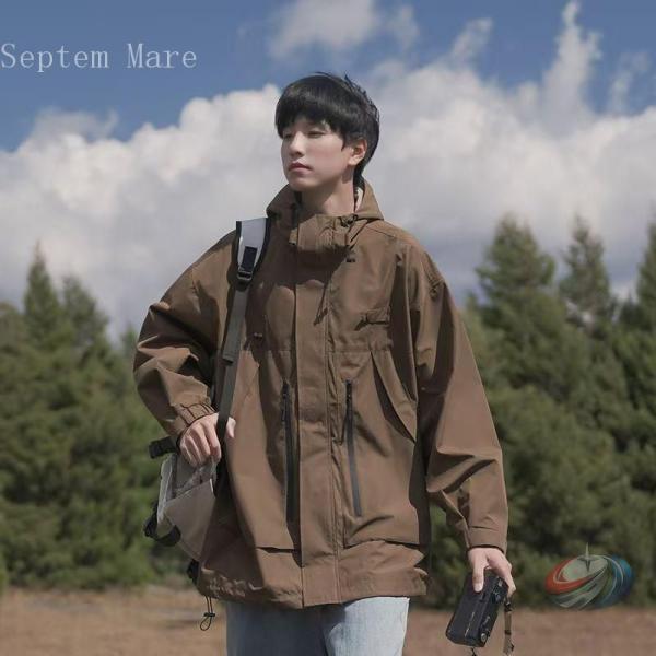 マウンテンパーカー メンズ 大きいサイズ 春秋 ブルゾン ゾンチー 20代30代40代に似合う カジ...