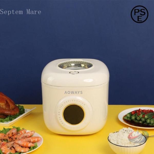 電気炊飯器 インテリジェント音声制御炊飯器 2-6人用 家に住む 3 L大容量 コーティングなし 株...