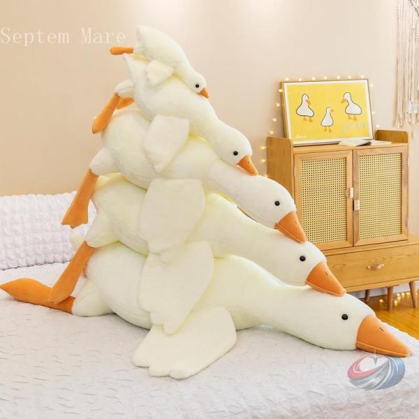 ぬいぐるみ 抱き枕 アヒル おもちゃアヒル 抱きまくら クッション 昼寝枕 動物 可愛い 女の子 子...