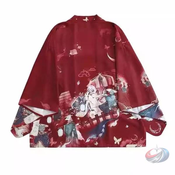 和柄 カーディガン 羽織着物風カーディガン 和風 羽織 着物 浴衣 トップス メンズ レディース ユ...