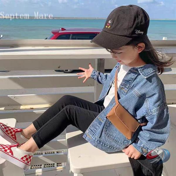 デニムジャケット キッズ 単品 デニム アウター 韓国風 ゾンチー 女の子にも着せやすい 防寒性もあ...