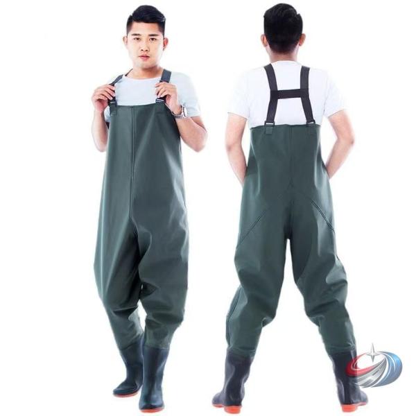 ウェーダー 釣り マス釣り 渓流 胴付き長靴 胴長 鮎釣り ワンタッチベルト 付き 胴長 海釣り チ...