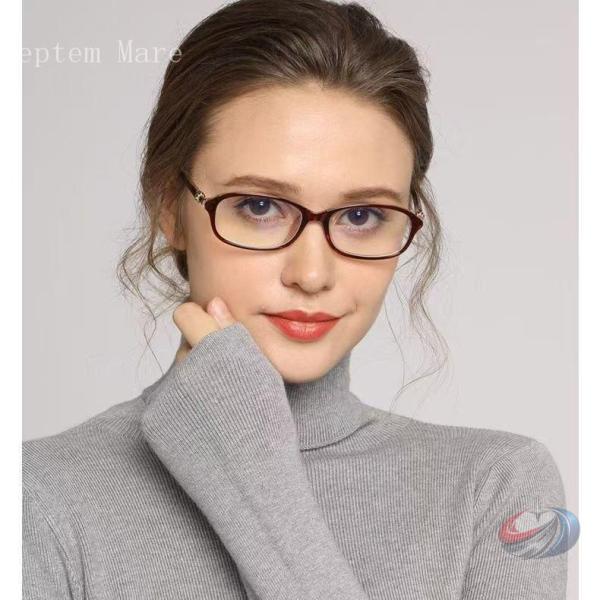 遠近両用メガネ 度付き 眼鏡 老眼鏡 ゾンチー 男性 女性 ブルーライトカット バイフォーカル リー...