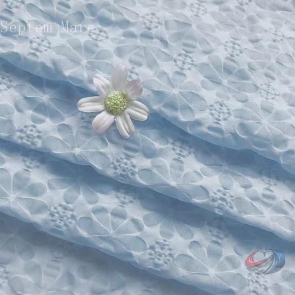 生地 リップル素材で夏のハンドメイドに使いやすい花柄デザイン ゾンチー 甚平 ワンピース シャツ チ...