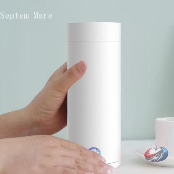 電気マグカップ 小型 ポータブル 持ち運び可能 騒音がない 0.4L 110V 電子ケトル 電気 ケ...