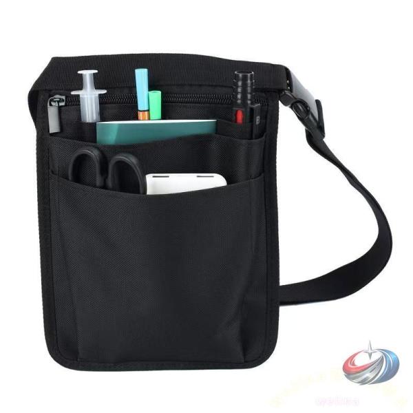ナースポーチ ウエストポーチ ウエストバック 仕事用 作業用 便利 機能的 エプロンバッグ レディー...