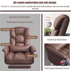 社長椅子 ハイバック PUレザー オフィスチェ...の詳細画像1